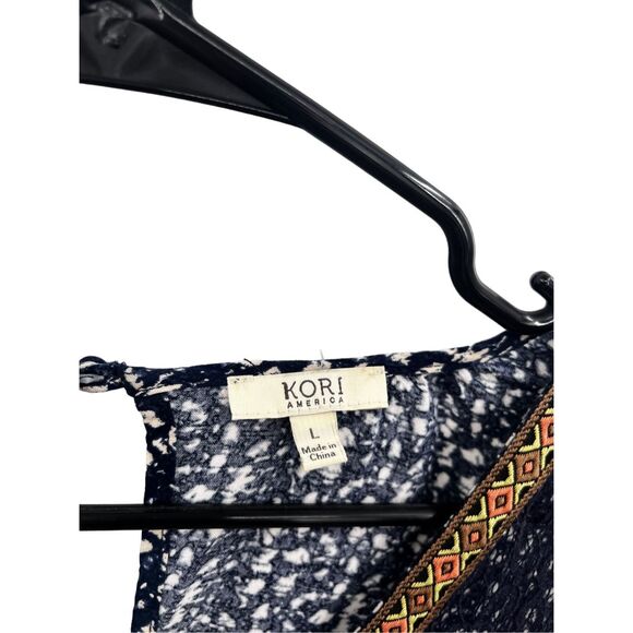 Kori America anthropology,  long sleeve boho top - Picture 6 of 14